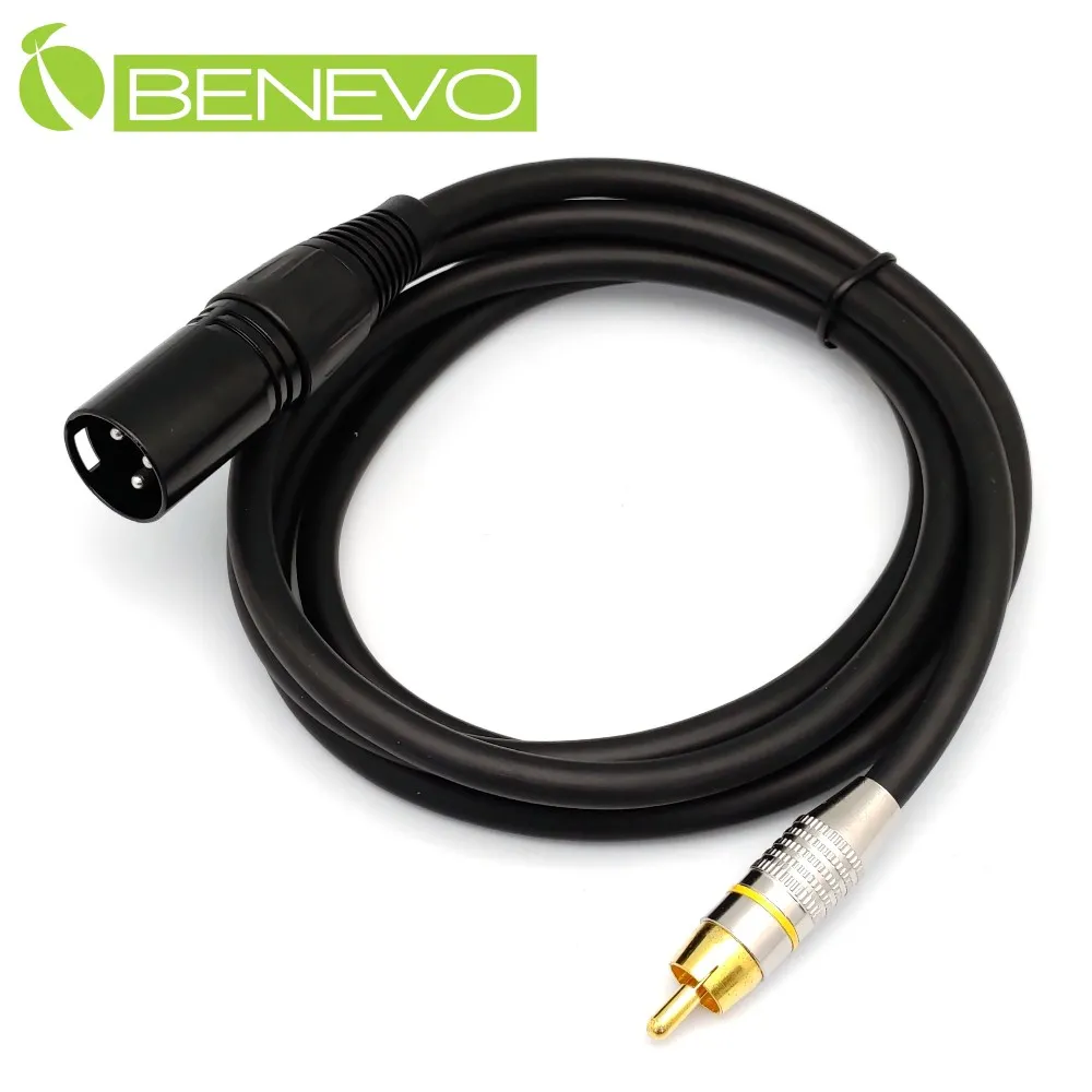 BENEVO 1米 RCA公頭轉XLR(Cannon接頭)母頭 非平衡式音訊連接線 歷史價格詳細信息
