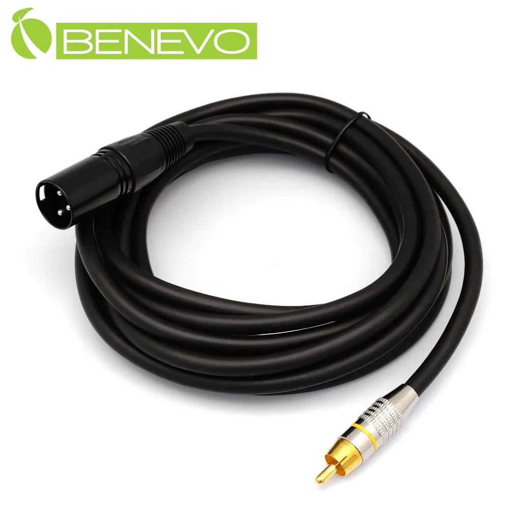 BENEVO 3米 RCA公頭轉XLR(Cannon接頭)母頭 非平衡式音訊連接線 歷史價格詳細信息