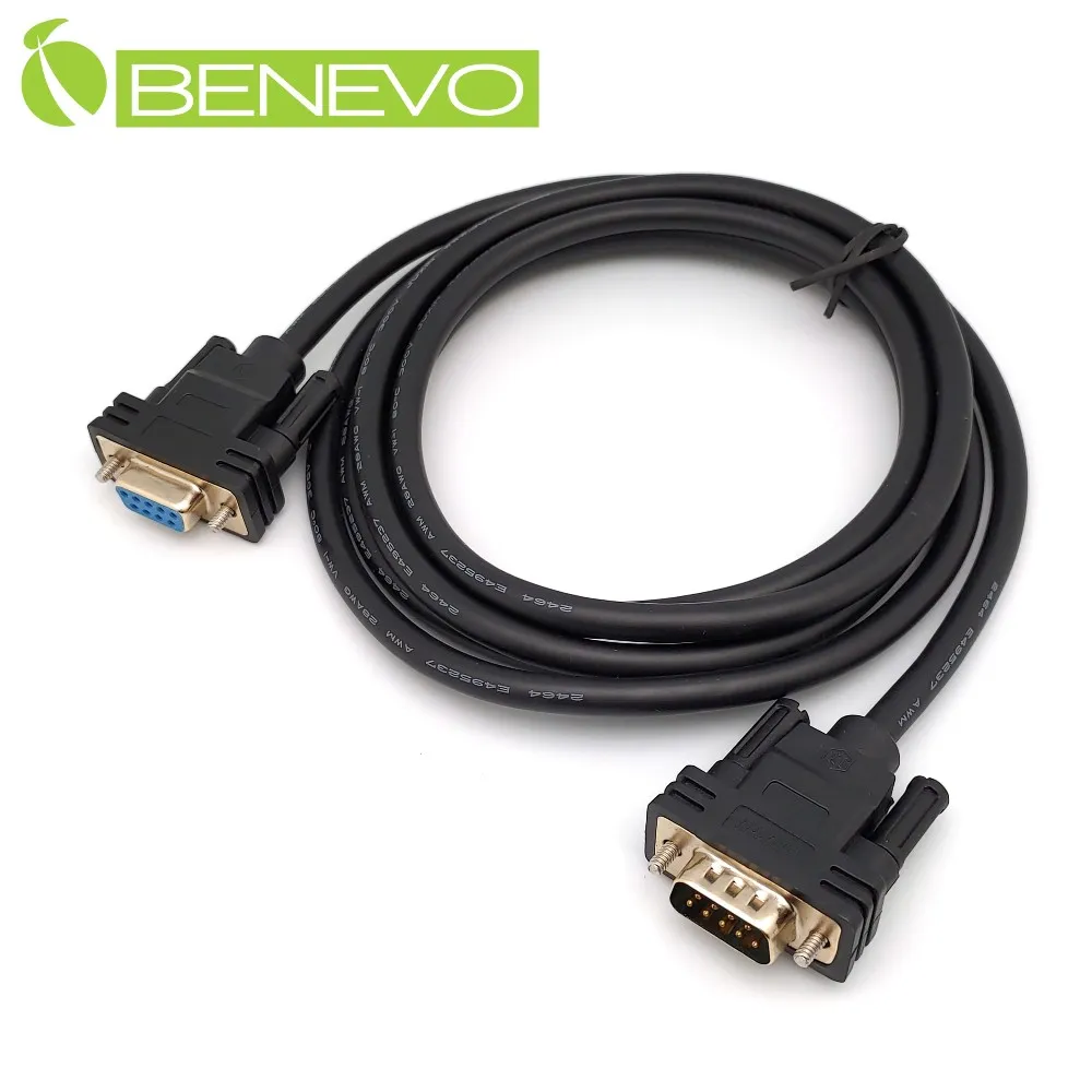 BENEVO專業交叉型 1.5M 公對母鍍金接頭RS232串列埠訊號連接線 歷史價格詳細信息