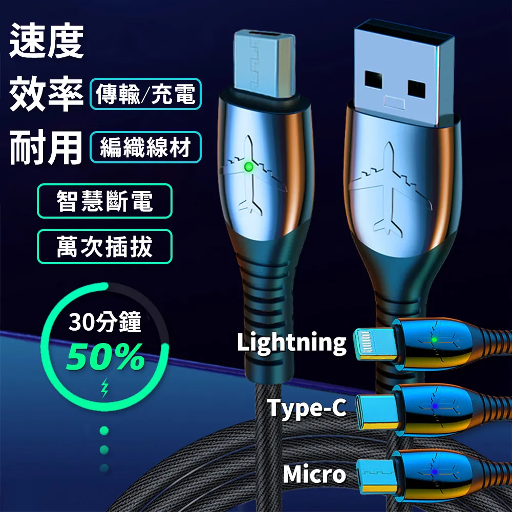 智能發光Micro usb 2.4A快充線-發光快充線150CM 歷史價格詳細信息