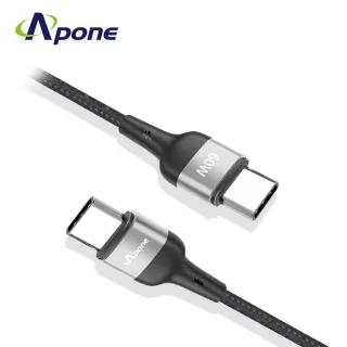 【Apone】 Type-C to Type-C PD 60W 快充 充電 傳輸線 1M 歷史價格詳細信息