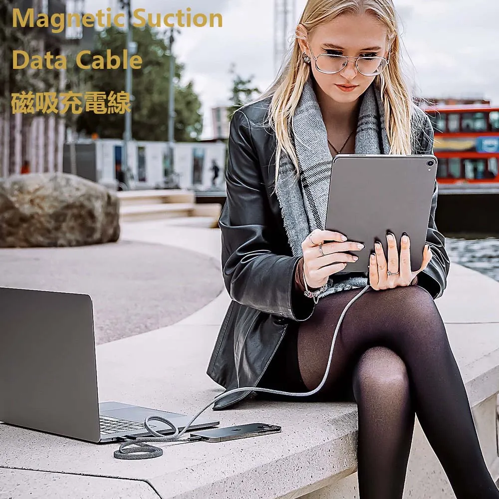 磁吸收納充電傳輸線(TYPE-C)[大買家] 歷史價格詳細信息