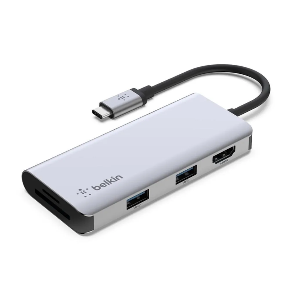 Belkin 貝爾金 USB-C 5合1多媒體集線器 AVC007btSGY 歷史價格詳細信息