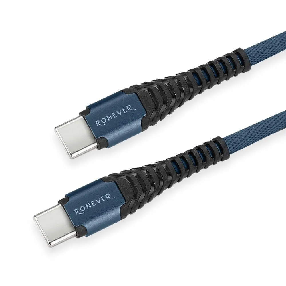 【RONEVER】TYPE-C 鋁合金尼龍編織充電線120cm-(VPC119) 歷史價格詳細信息
