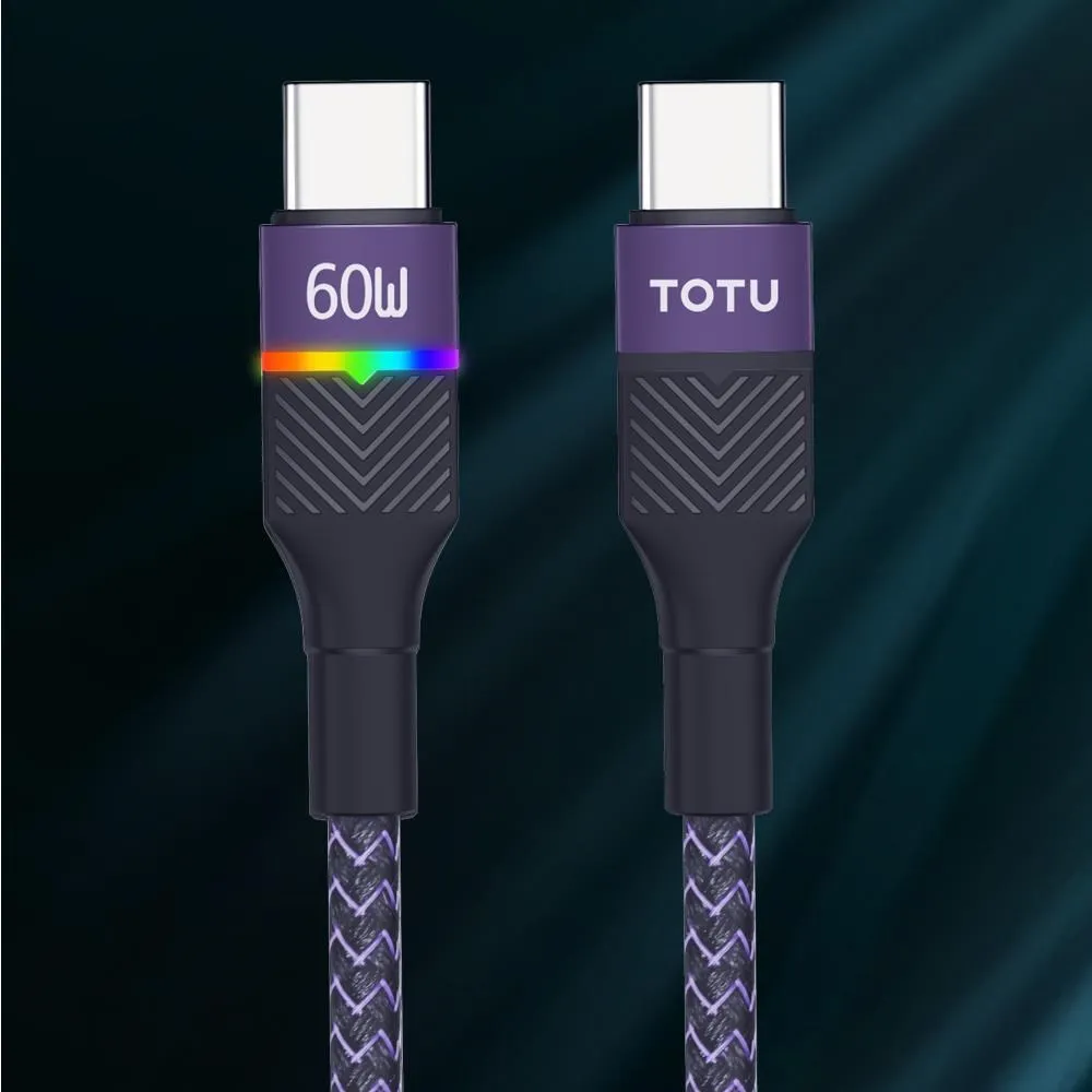 【TOTU】雙Type-C/PD快充線充電傳輸編織線 QC4.0 數顯 CB-7系列 歷史價格詳細信息