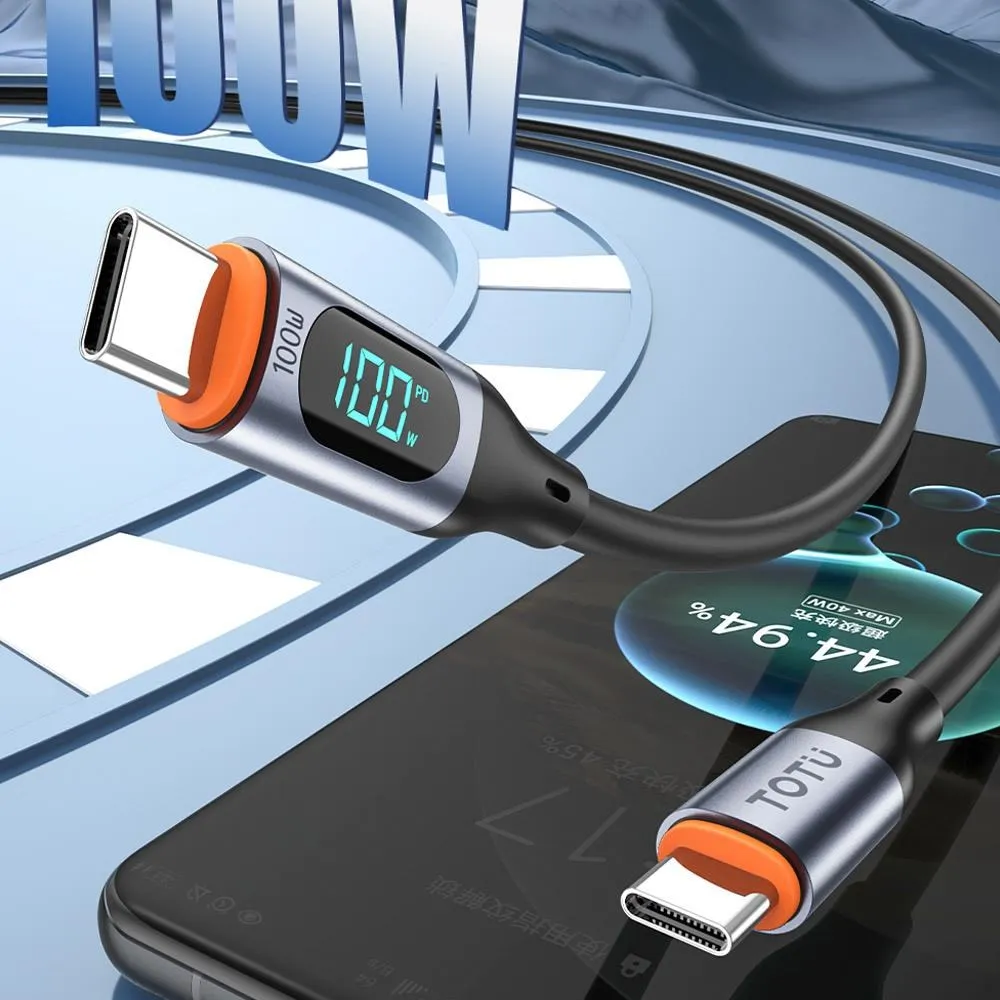 【TOTU】數顯 Type-C TO Lightning PD快充充電傳輸線 液態矽膠 CB-7系列 歷史價格詳細信息