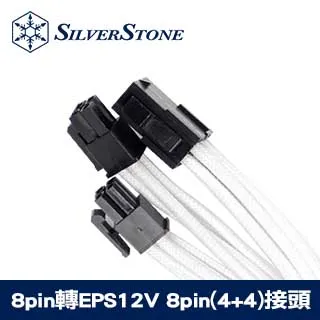 銀欣 8pin轉EPS12V 8pin(4+4)接頭編織網線材 PP07-EPS8R 歷史價格詳細信息