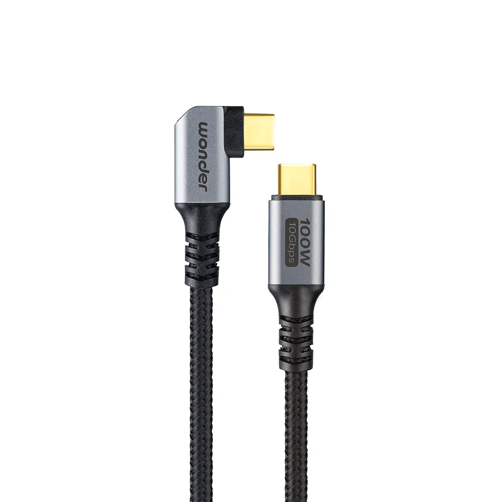 彎頭編織1米數據線TYPE-C PD快充線 公對公閃充20V3A-60W（最高可過5A-附實測圖) 歷史價格詳細信息