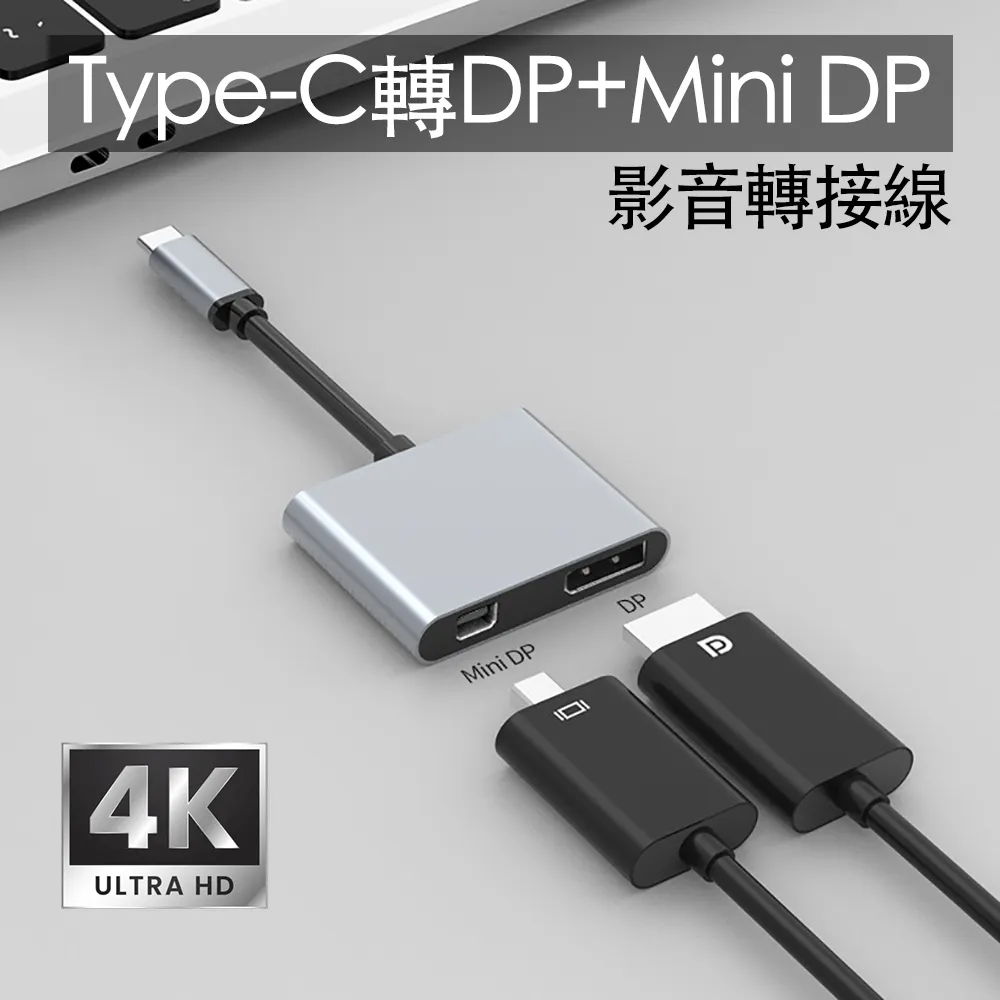 (Mini DP/Type-C/DP轉雙HDMI/雙DP 分配器)双螢幕同時顯示輸出 DP轉三HDMI拓展塢 分屏器ㄉ 歷史價格詳細信息