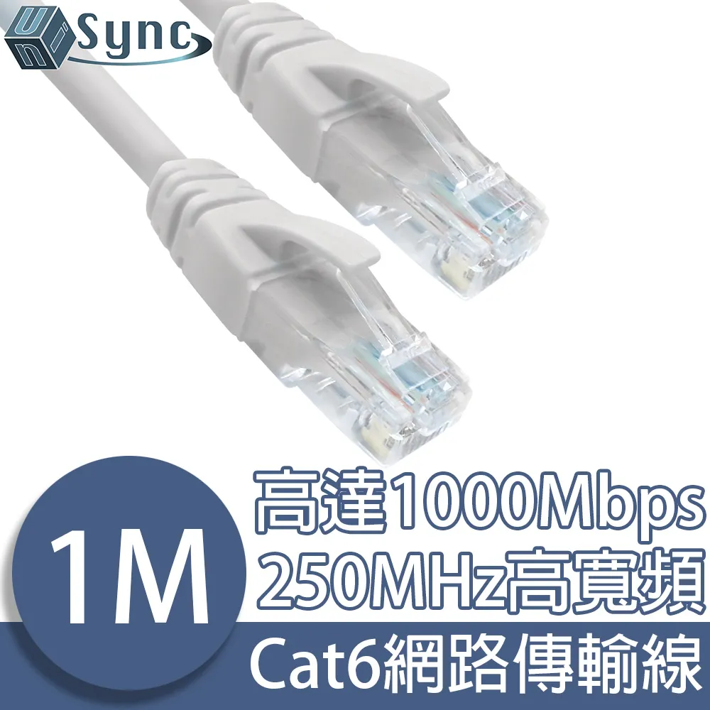 UniSync Cat6公對母RJ45超高速網路延長線 黑/1M 歷史價格詳細信息