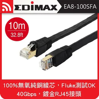 EDIMAX CAT8 40GbE U/FTP專業極高速扁平網路線-1M/3M/5M/10M/20M【現貨】 歷史價格詳細信息