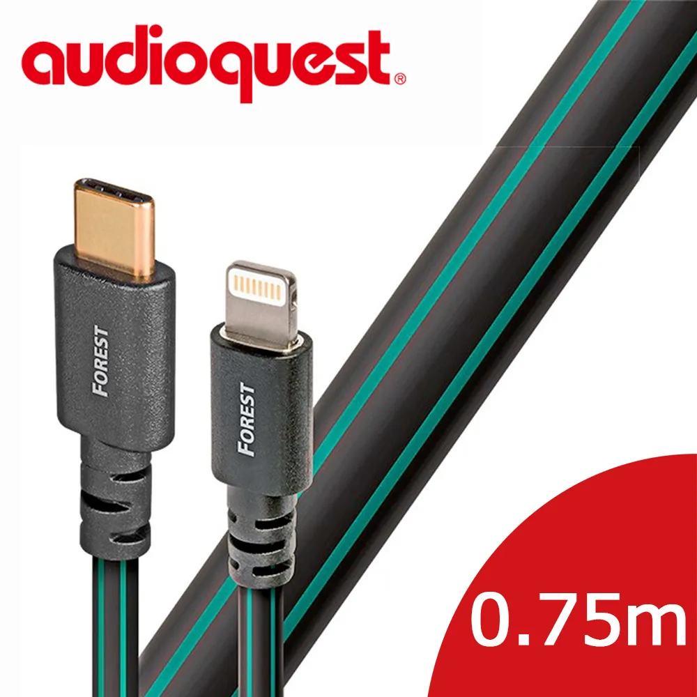 美國線聖 Audioquest USB-Digital Audio FOREST 傳輸線 0.75M (Type C↔Type C) 歷史價格詳細信息