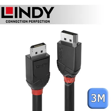 LINDY 林帝 BLACK DisplayPort 1.2版 公 to 公 傳輸線 2m (36492) 歷史價格詳細信息