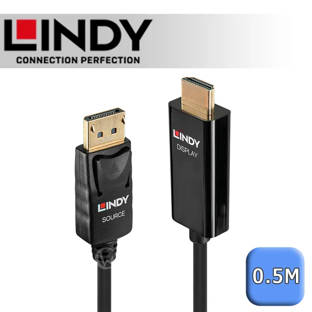 LINDY 林帝 主動式 DISPLAYPORT1.4 TO HDMI2.1 8K HDR 轉接器 (41094) 歷史價格詳細信息