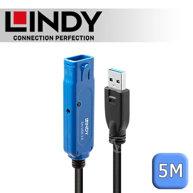LINDY 林帝 主動式 USB3.0 4埠延長集線器 10m (43159) 歷史價格詳細信息