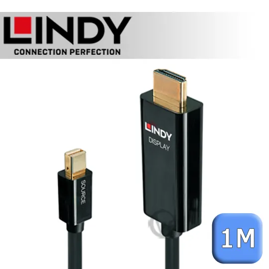 LINDY 林帝 主動式 mini DisplayPort 公 轉 VGA 母 轉換器 (38310) 歷史價格詳細信息