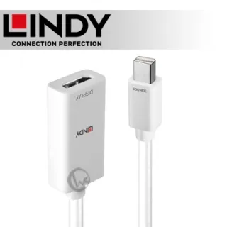 LINDY 林帝 主動式 mini DisplayPort 公 轉 VGA 母 轉換器 (38310) 歷史價格詳細信息