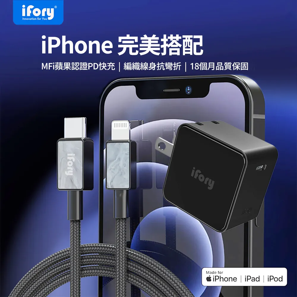 【iFory】18W 折疊式 PD快充 USB Type-C 充電器(白) 歷史價格詳細信息