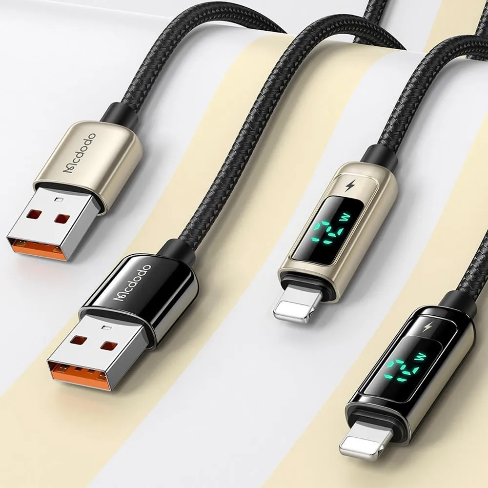 【Mcdodo】Lightning/iPhone充電線傳輸線 數顯 液態矽膠 維納斯 1.2M 麥多多 歷史價格詳細信息