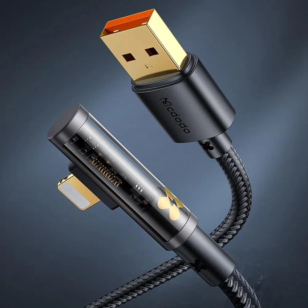 Mcdodo麥多多 彎頭L型自動斷電PD36W智能斷電充電線1.2M-紫 公司貨 歷史價格詳細信息