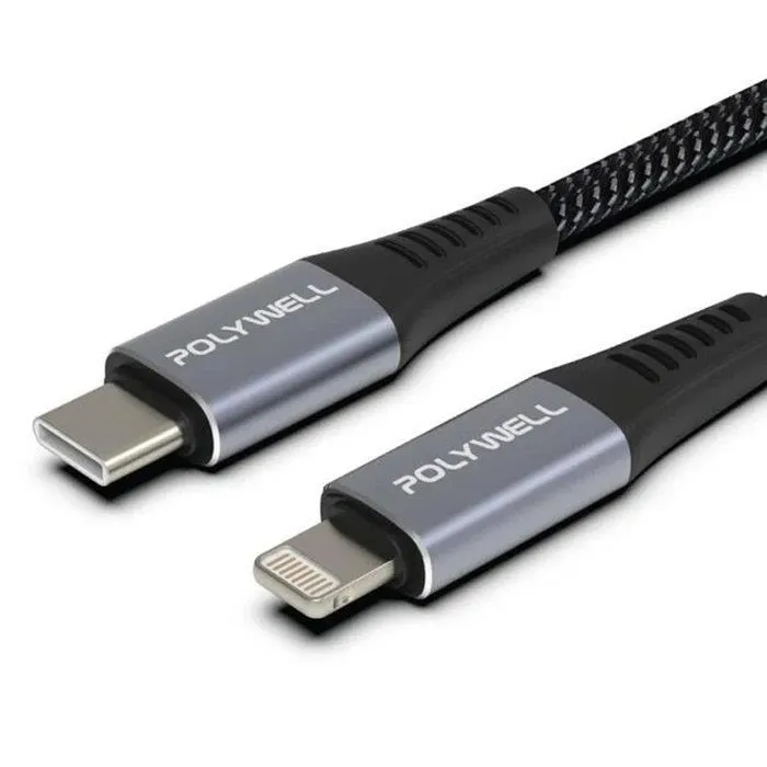 【珍愛頌】寶利威爾 Type-C Lightning PD快充線 20W 20公分~2米 適用蘋果 POLYWELL 歷史價格詳細信息