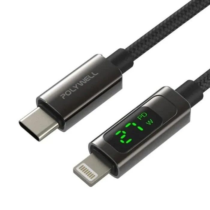 【珍愛頌】寶利威爾 Type-C Lightning PD快充線 20W 20公分~2米 適用蘋果 POLYWELL 歷史價格詳細信息