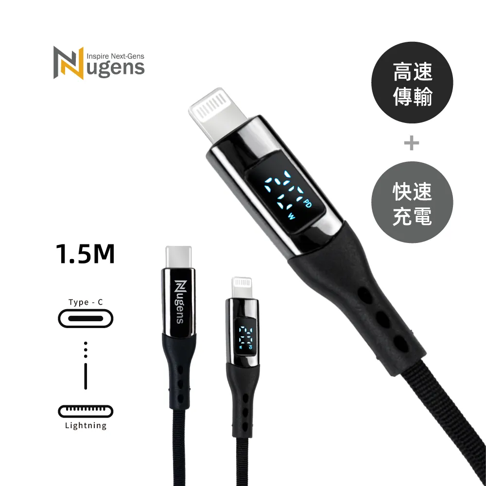 Nugens Type-C to Type-C PD 高速充電傳輸線 3m 歷史價格詳細信息