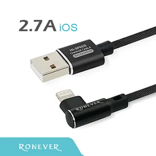 【RONEVER】L型鋁合金編織充電線(C-IOS)-藍(VPC156)-120cm 歷史價格詳細信息