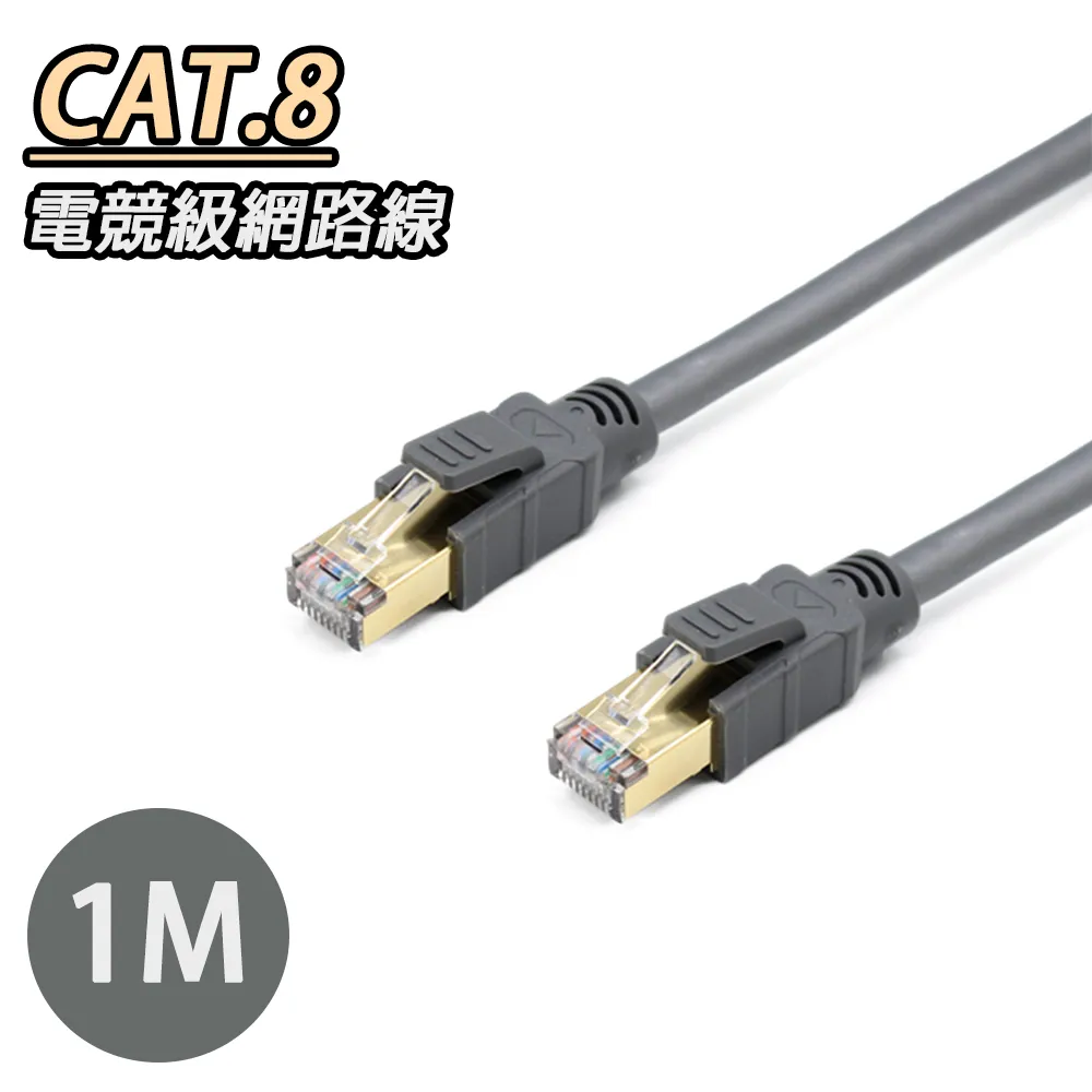 CAT.8 SSTP超屏蔽鍍金接頭高速網路線 40Gbps電競級網線高速傳輸 RJ45網路線-20M 歷史價格詳細信息