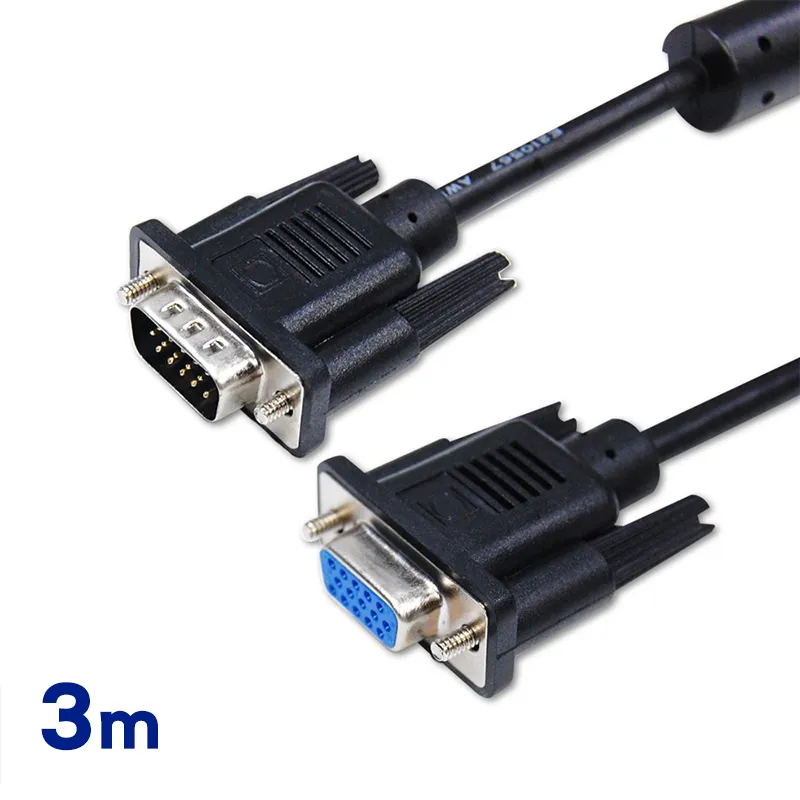 Cable 纖細型高解析度VGA顯示器視訊線 15Pin公對公 (10米) 歷史價格詳細信息