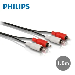 PHILIPS 飛利浦1.5m 2RCA/2RCA立體音源線(紅白)-兩入組 SWA2521W/10-2 歷史價格詳細信息