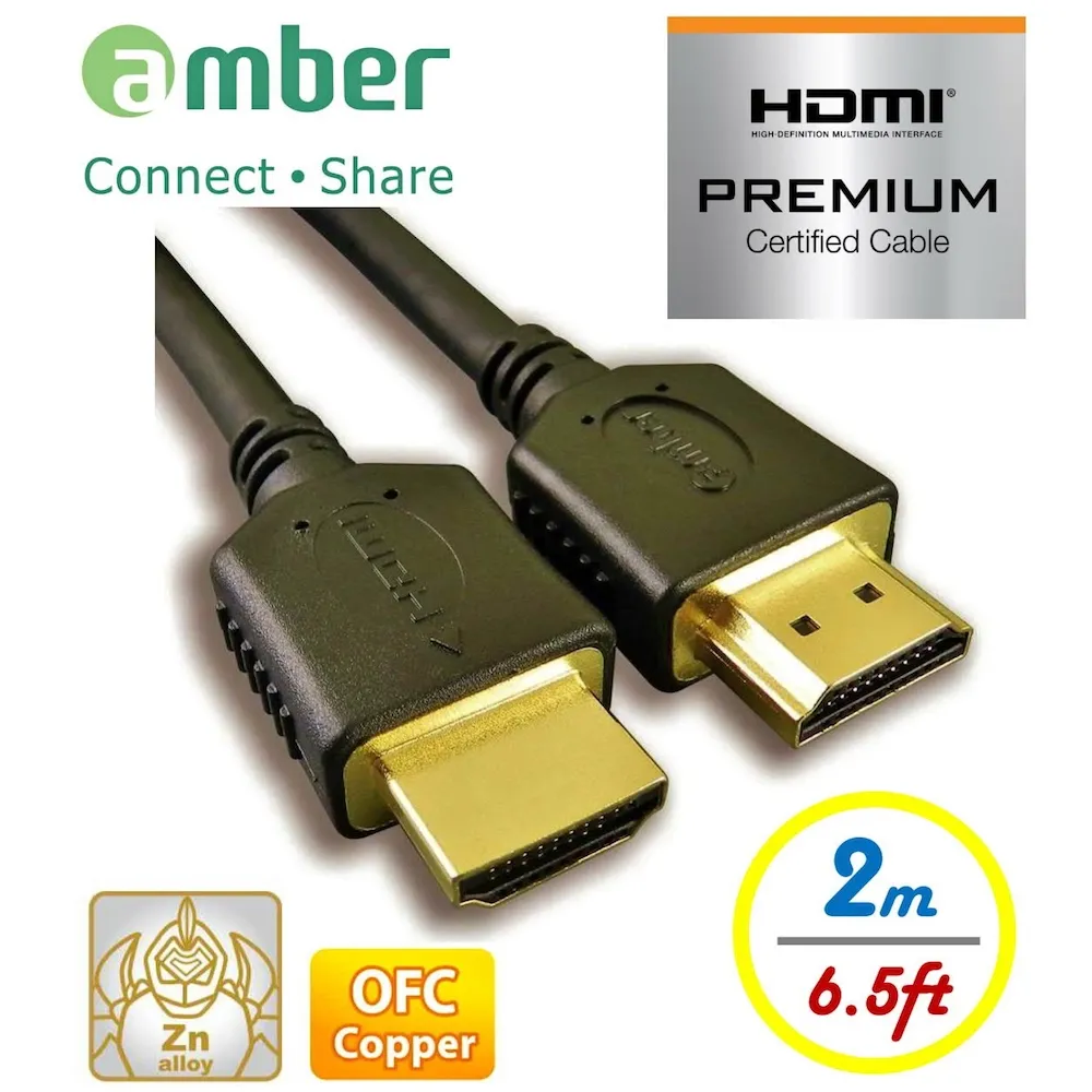 【amber】PREMIUM HDMI 2.0b認證影音訊號線丨4K Ultra HD HDR OFC無氧銅 歷史價格詳細信息