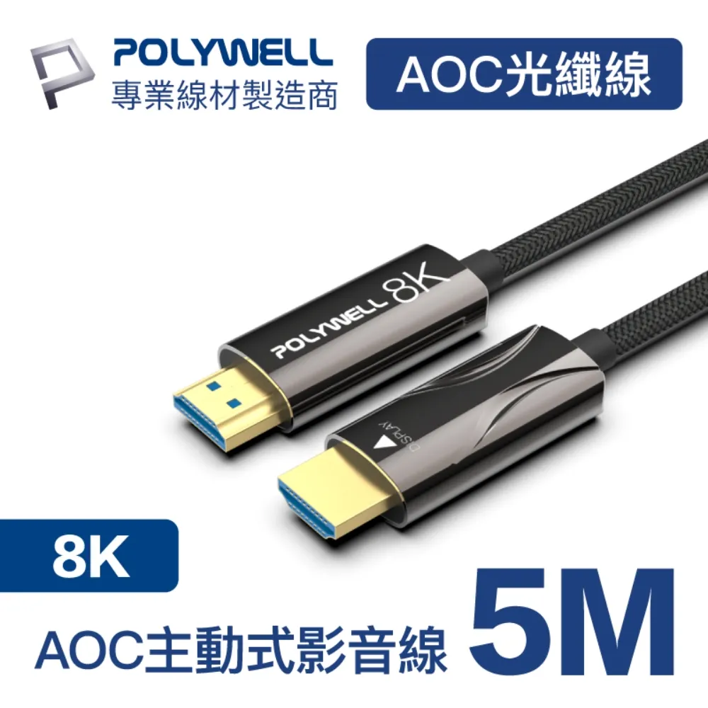 POLYWELL HDMI AOC光纖線 2.1版 20M 歷史價格詳細信息
