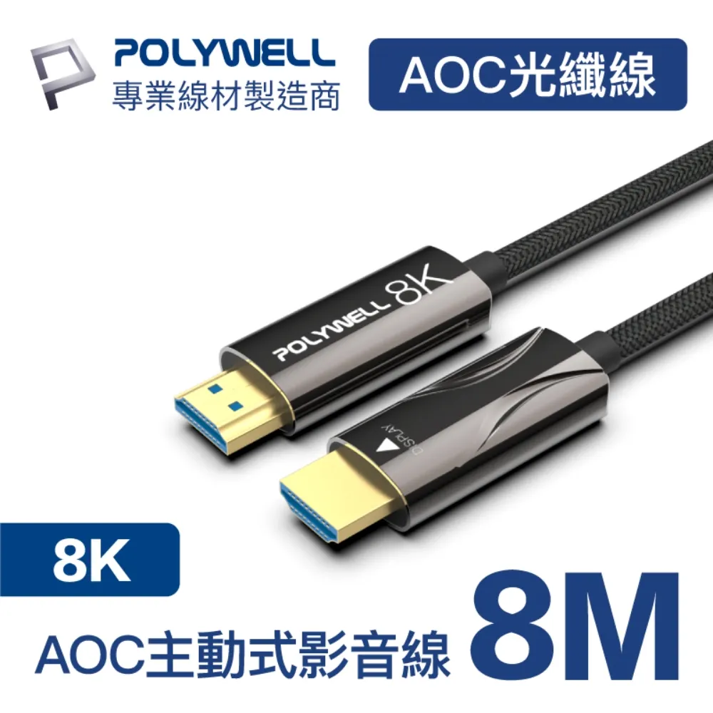 POLYWELL HDMI AOC光纖線 2.1版 20M 歷史價格詳細信息