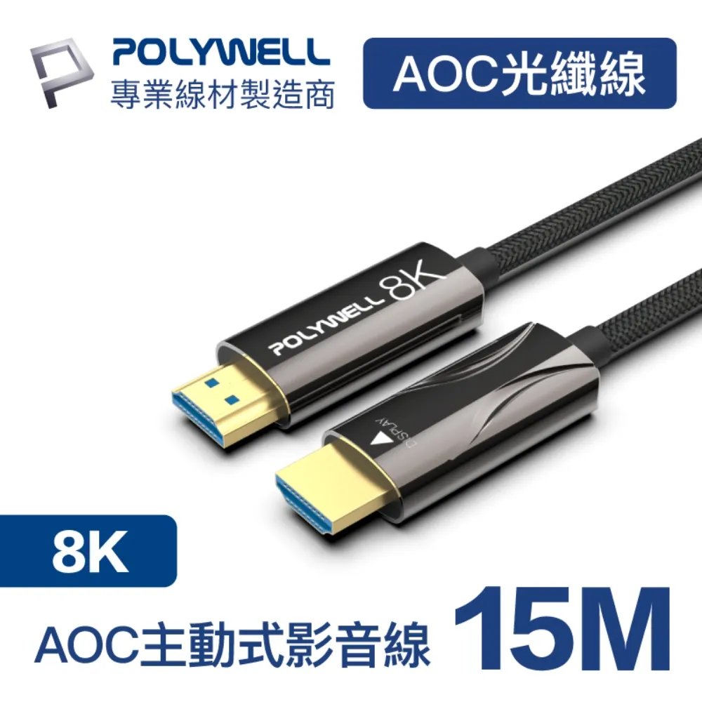 POLYWELL HDMI AOC光纖線 2.1版 20M 歷史價格詳細信息