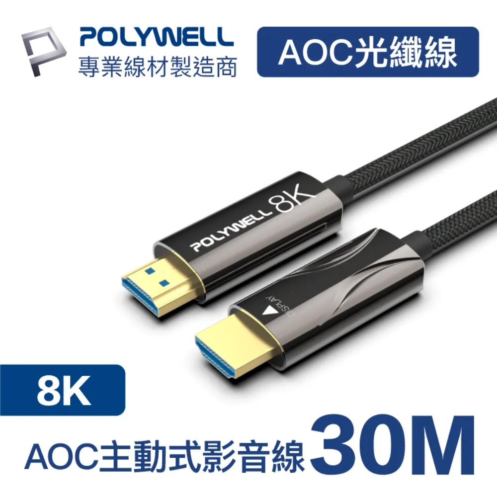 POLYWELL HDMI AOC光纖線 2.1版 20M 歷史價格詳細信息