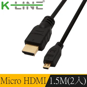 K-Line HDMI to HDMI 2.0版 4K超高畫質影音傳輸線 1.8M(2入) 歷史價格詳細信息