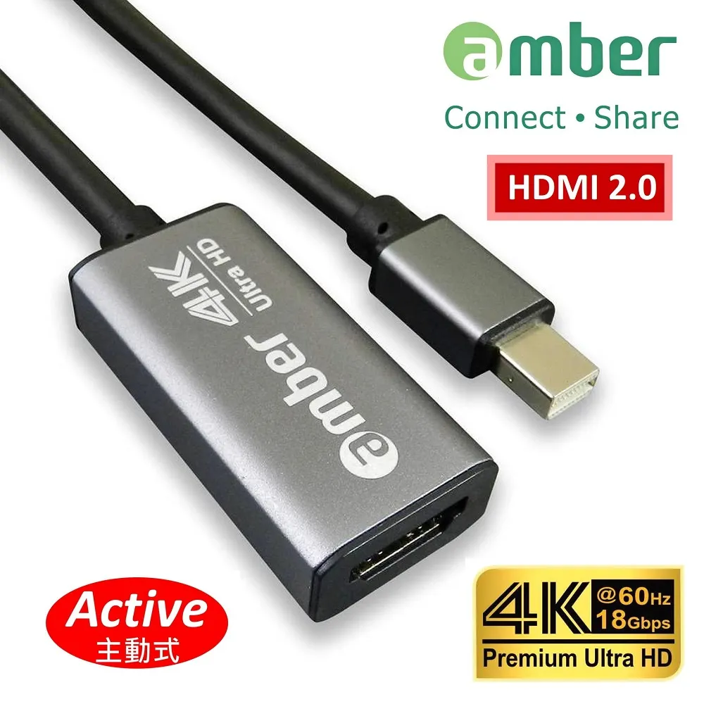 amber Adapter USB3.1 Type-C to HDMI 2.0 Premium 4K@60Hz 歷史價格詳細信息