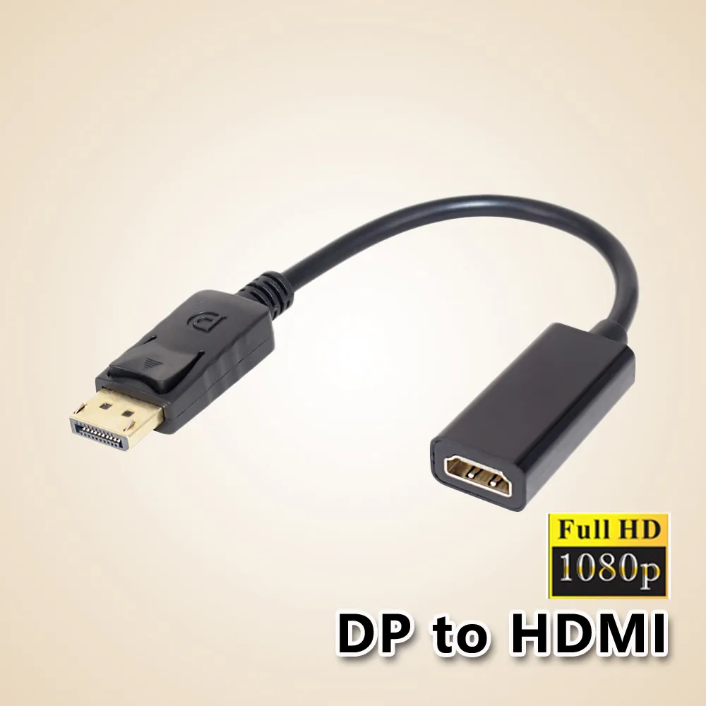 DisplayPort(公)轉 HDMI(母)迷你轉接器DP to HDMI -黑色 歷史價格詳細信息