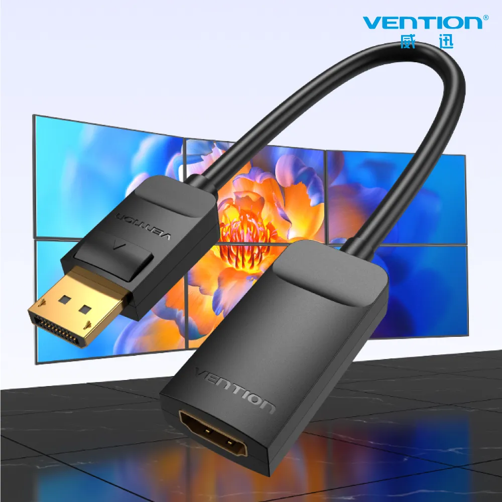 DP轉HDMI4K轉換器vga轉接頭一分二電腦主機外接顯示器投影儀電視 QP1130 歷史價格詳細信息