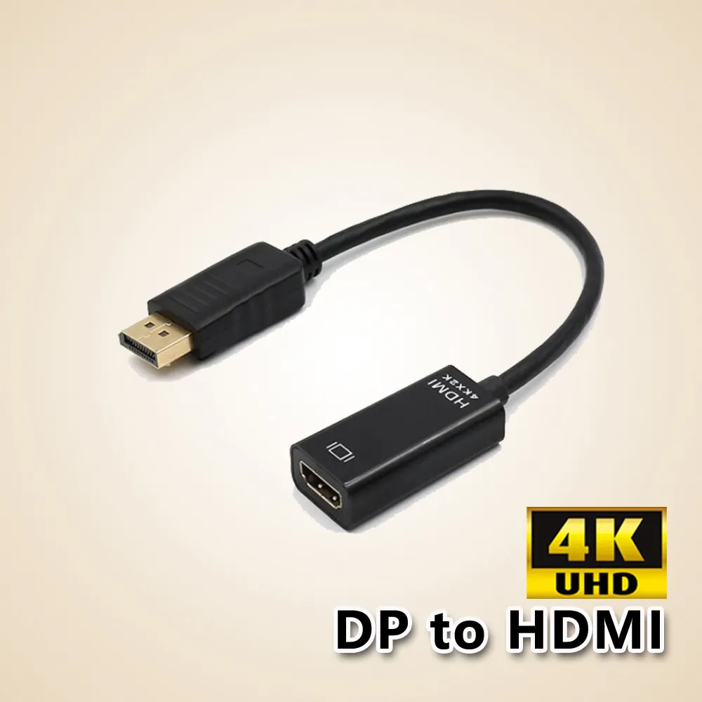 DisplayPort(公)轉 HDMI(母)迷你轉接器DP to HDMI -黑色 歷史價格詳細信息