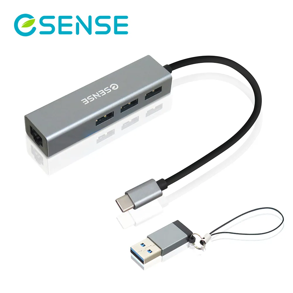 Esense Type-C鋁合金 4埠USB3.1 HUB(01-ELS647) 歷史價格詳細信息
