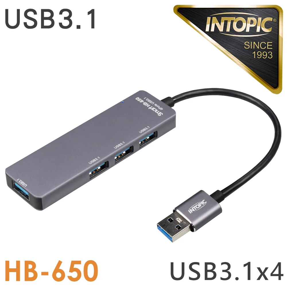 INTOPIC 廣鼎 USB3.1高速集線器(HB-550) 歷史價格詳細信息