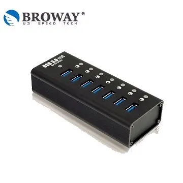 BROWAY USB3.0 13埠集線器+1埠智慧快速充電器 全鋁合金 歷史價格詳細信息