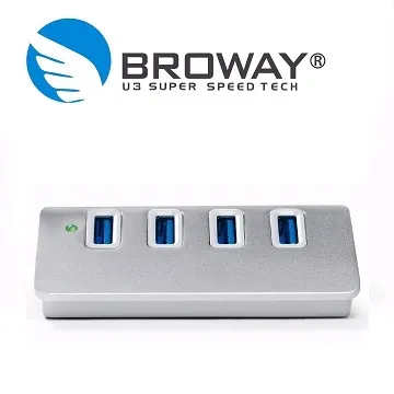 BROWAY USB 3.0 3PORT HUB集線器 + 1PORT Gigabit 網路卡 時尚銀 歷史價格詳細信息