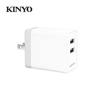 KINYO雙USB充電器5V 2.4A(白)CUH220W 歷史價格詳細信息