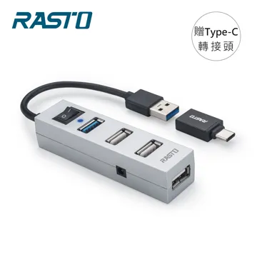 RASTO RASTO RH8 USB3.2省電開關四孔HUB 贈Type C接頭 歷史價格詳細信息
