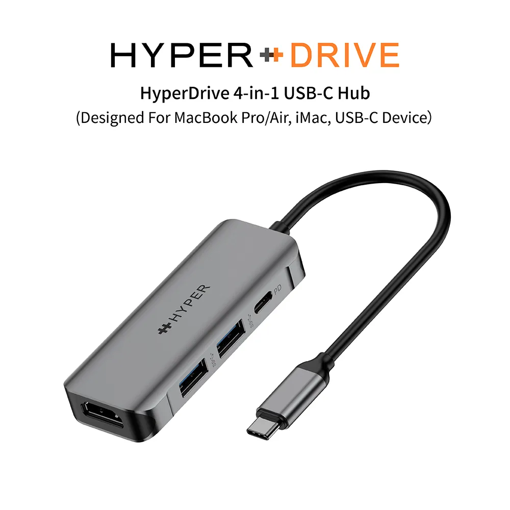 HyperDrive 4-in-1 USB-C Hub 適用iPad Pro/Air/mini 6 多功能集線器 歷史價格詳細信息