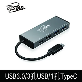 TCSTAR TYPE-C轉USB2.0/USB3.0HUB及USB-C轉接器帶電源孔 TYC-HB005GR 歷史價格詳細信息
