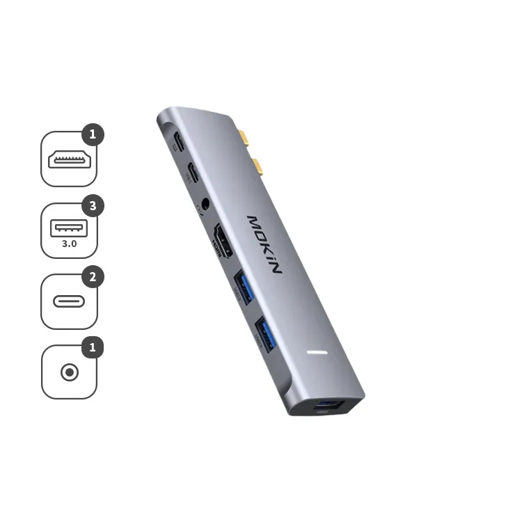 MOKiN 10合1 多屏多工集線器 （UC1801-J） 歷史價格詳細信息